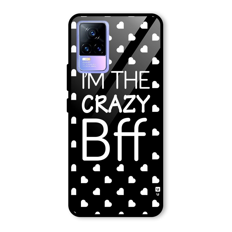 Crazy Bff Glass Back Case for Vivo Y73