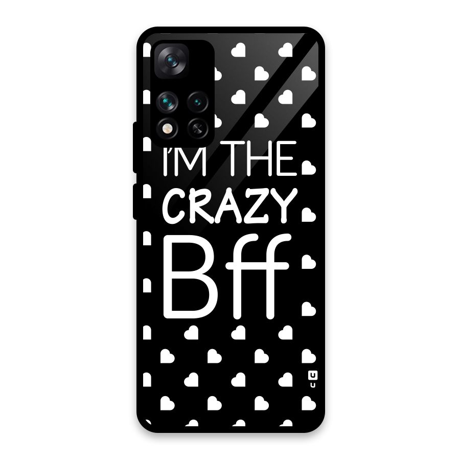 Crazy Bff Glass Back Case for Xiaomi 11i HyperCharge 5G