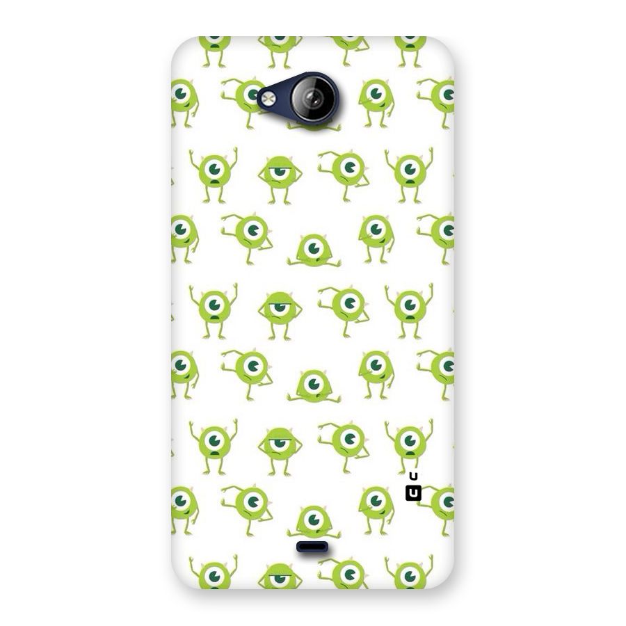 Crazy Green Maniac Back Case for Canvas Play Q355