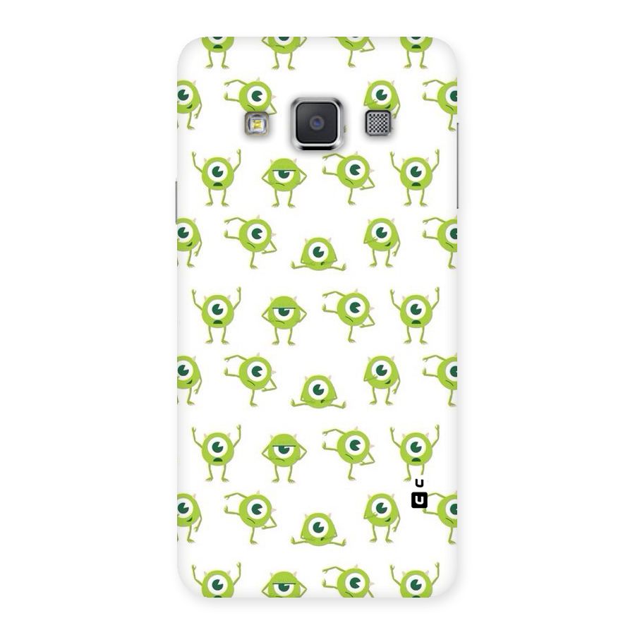 Crazy Green Maniac Back Case for Galaxy A3