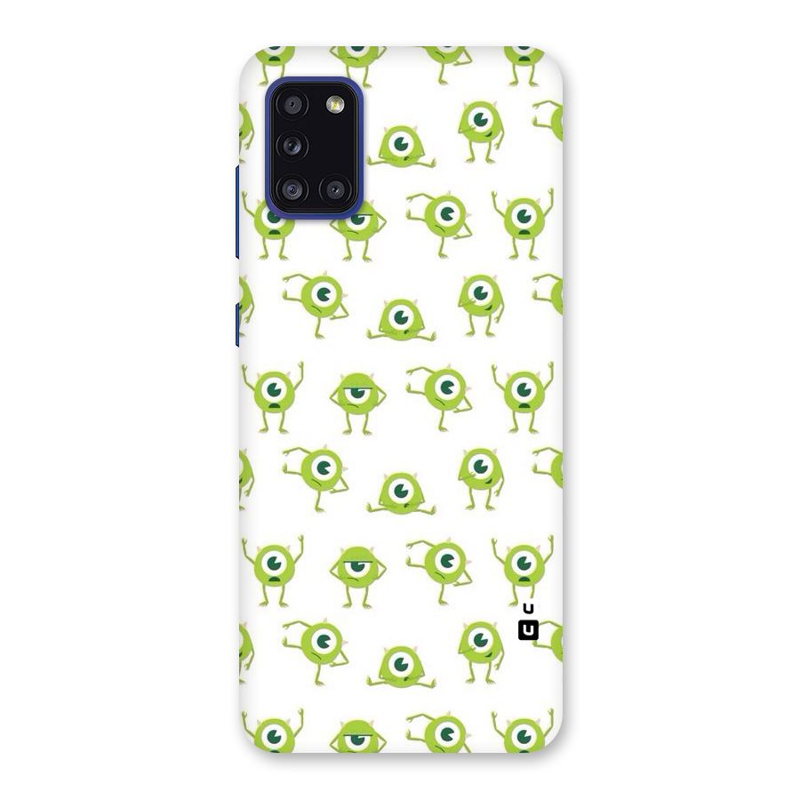 Crazy Green Maniac Back Case for Galaxy A31