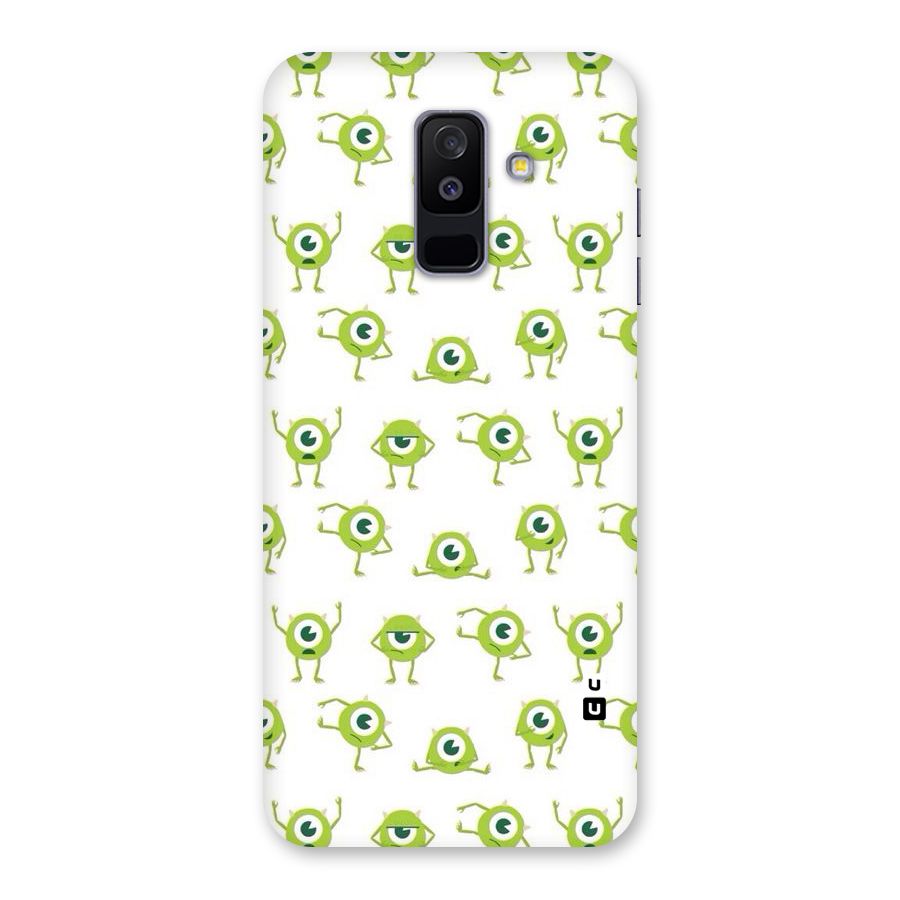 Crazy Green Maniac Back Case for Galaxy A6 Plus