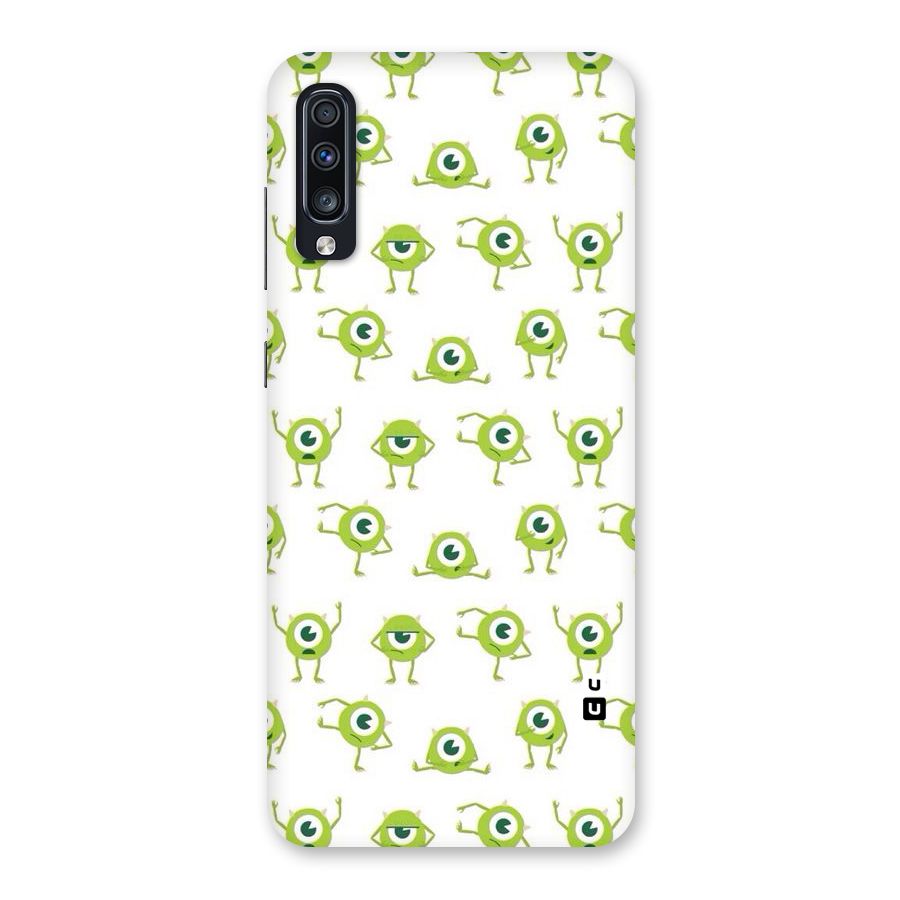 Crazy Green Maniac Back Case for Galaxy A70