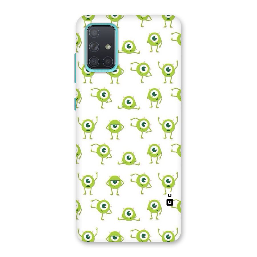 Crazy Green Maniac Back Case for Galaxy A71