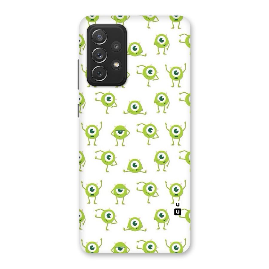 Crazy Green Maniac Back Case for Galaxy A72