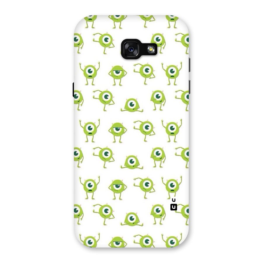 Crazy Green Maniac Back Case for Galaxy A7 (2017)