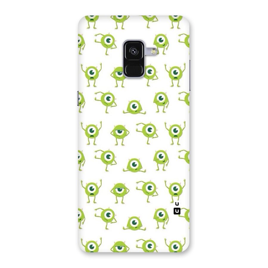 Crazy Green Maniac Back Case for Galaxy A8 Plus