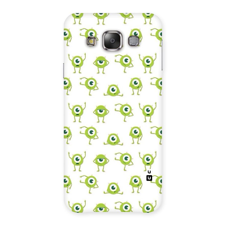 Crazy Green Maniac Back Case for Galaxy E7
