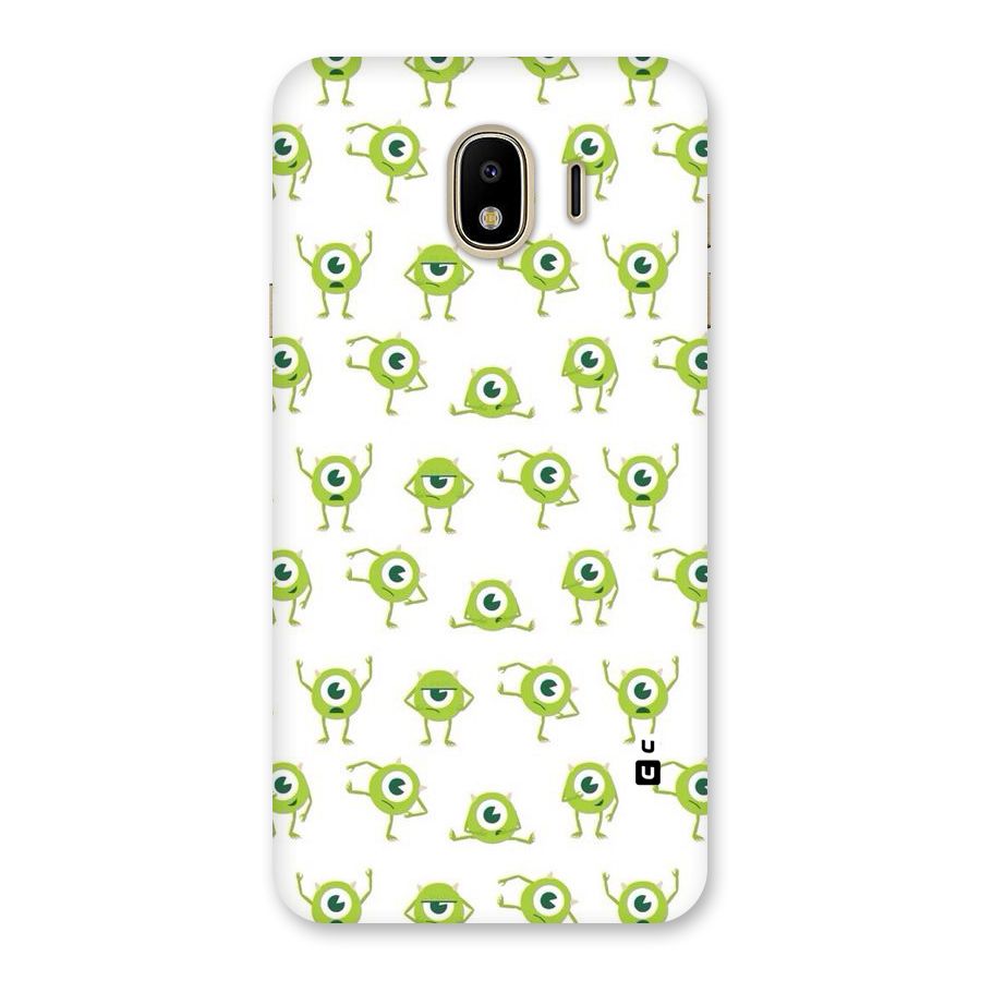Crazy Green Maniac Back Case for Galaxy J4