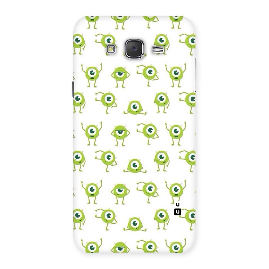 Crazy Green Maniac Back Case for Galaxy J7