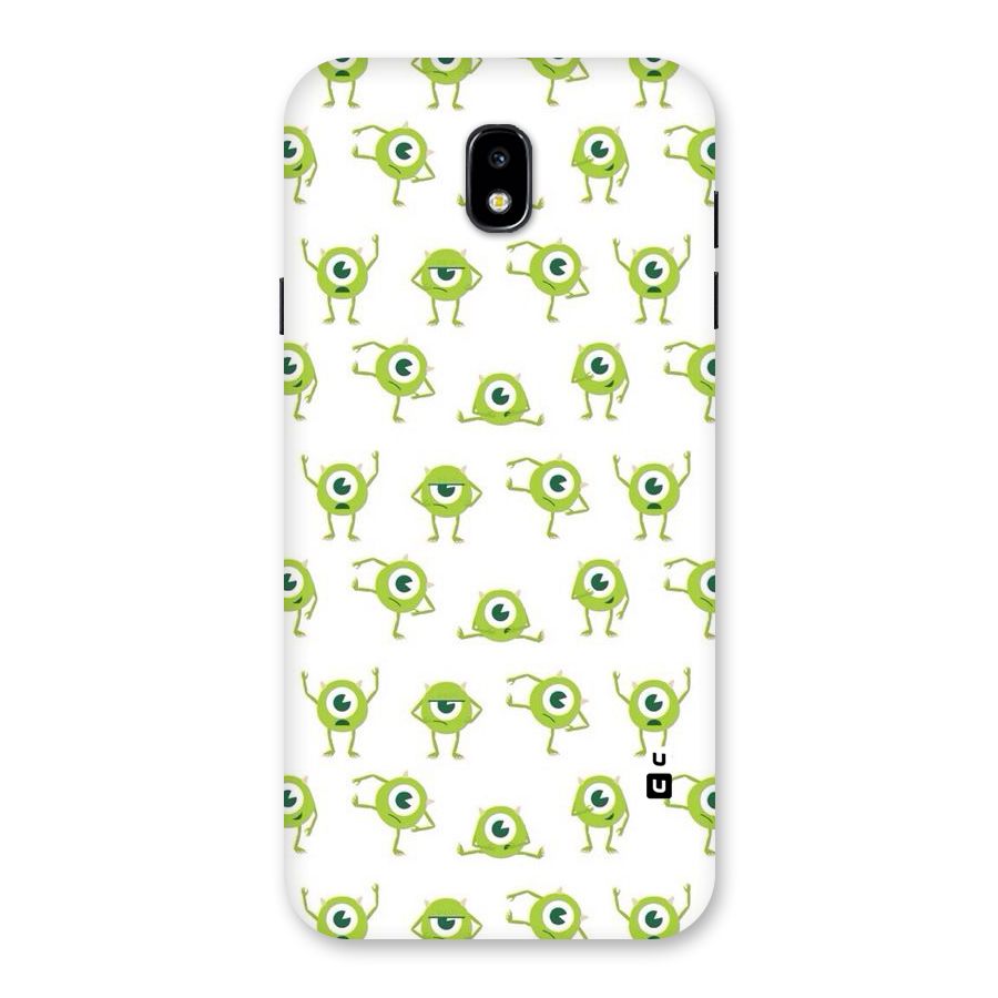 Crazy Green Maniac Back Case for Galaxy J7 Pro