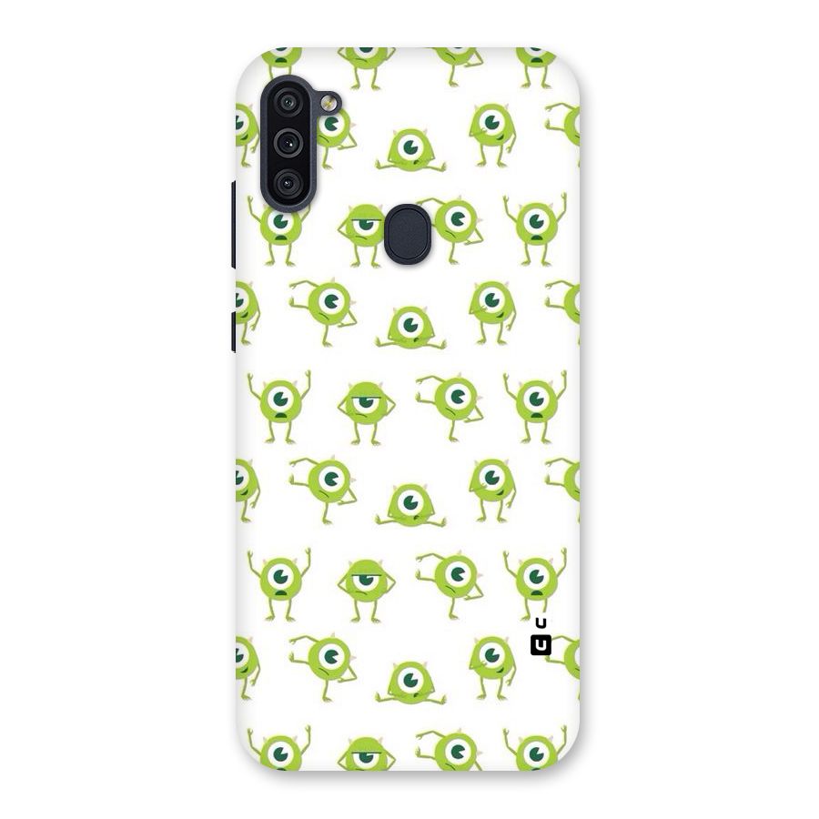 Crazy Green Maniac Back Case for Galaxy M11