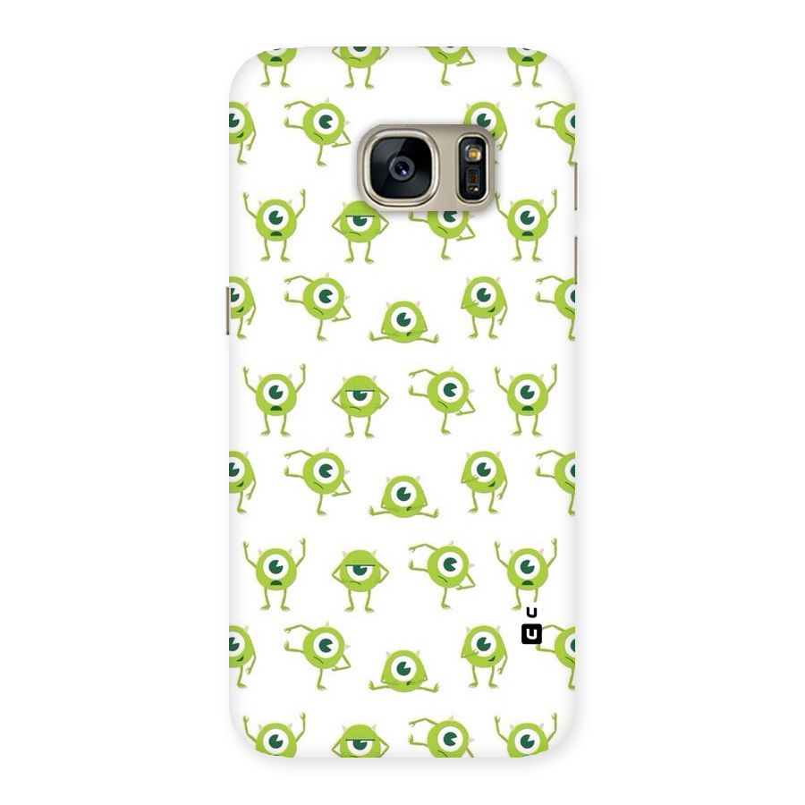 Crazy Green Maniac Back Case for Galaxy S7