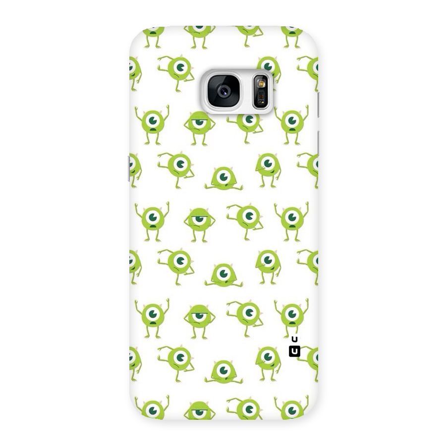 Crazy Green Maniac Back Case for Galaxy S7 Edge