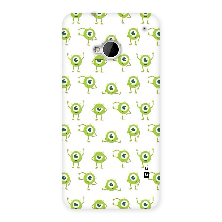 Crazy Green Maniac Back Case for HTC One M7
