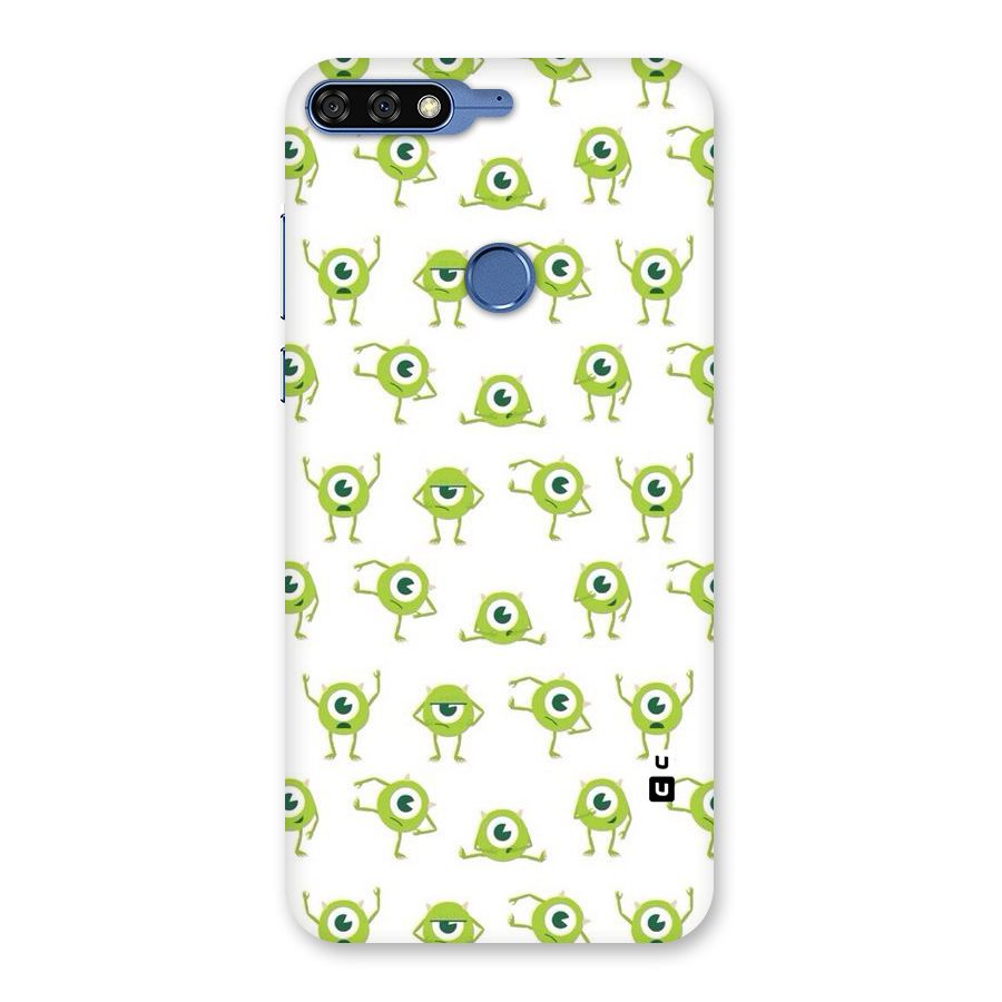 Crazy Green Maniac Back Case for Honor 7C