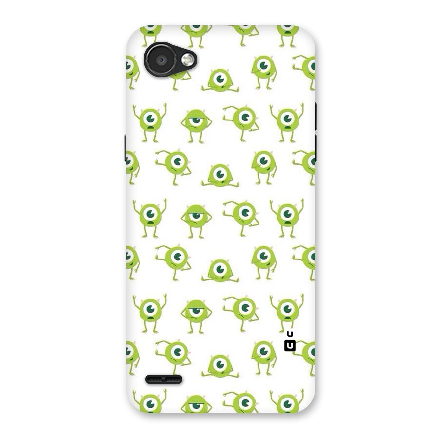 Crazy Green Maniac Back Case for LG Q6