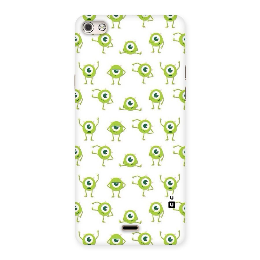 Crazy Green Maniac Back Case for Micromax Canvas Silver 5
