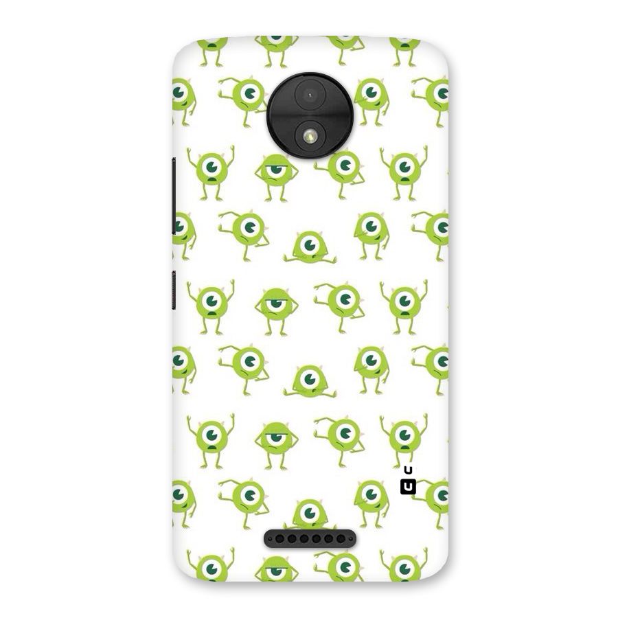Crazy Green Maniac Back Case for Moto C