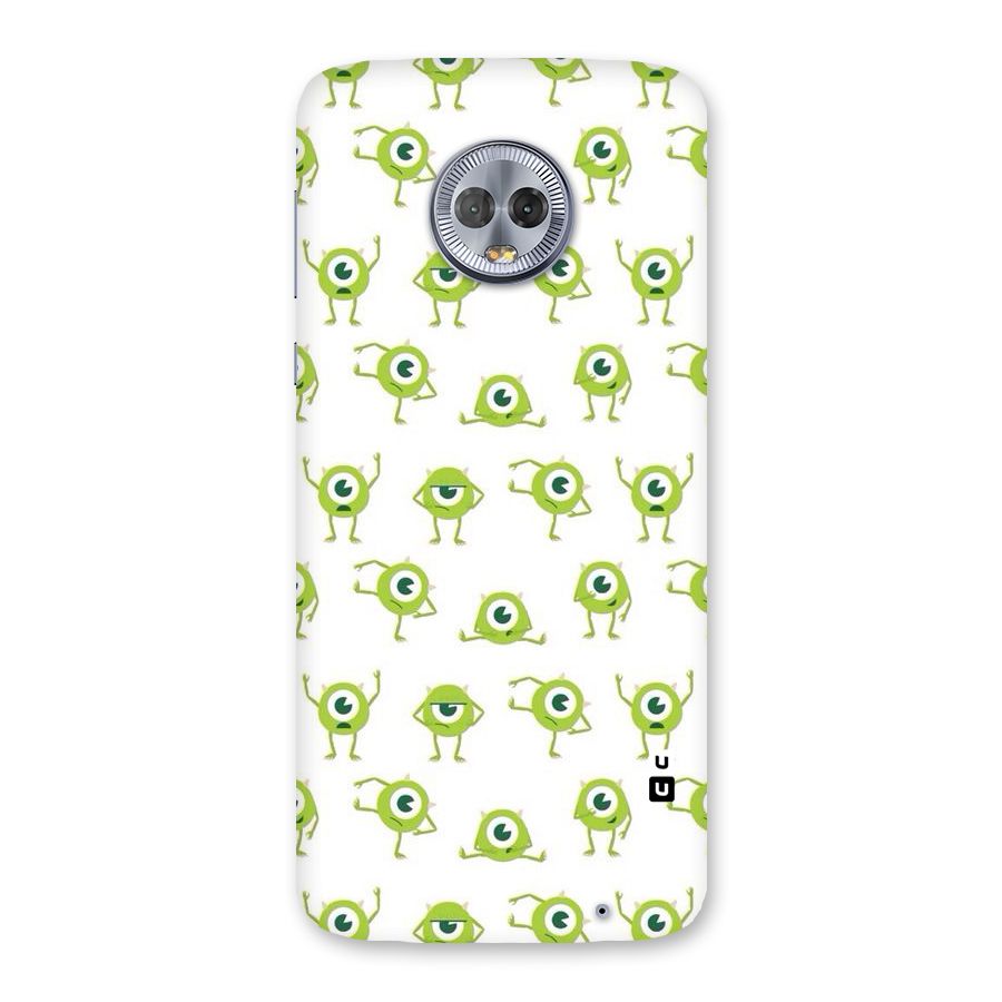 Crazy Green Maniac Back Case for Moto G6 Plus