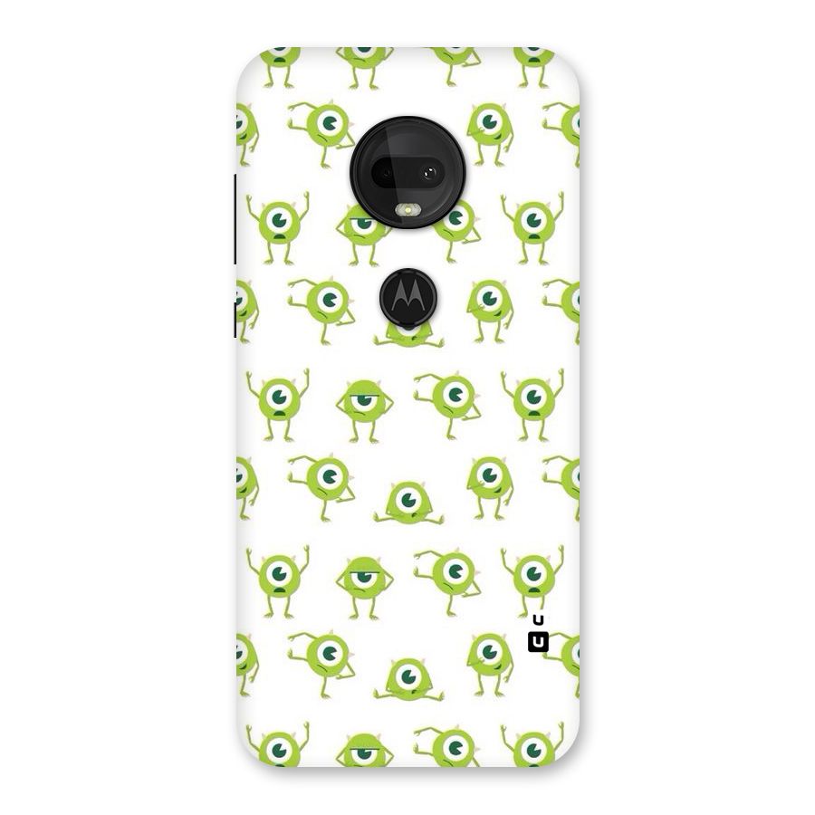 Crazy Green Maniac Back Case for Moto G7