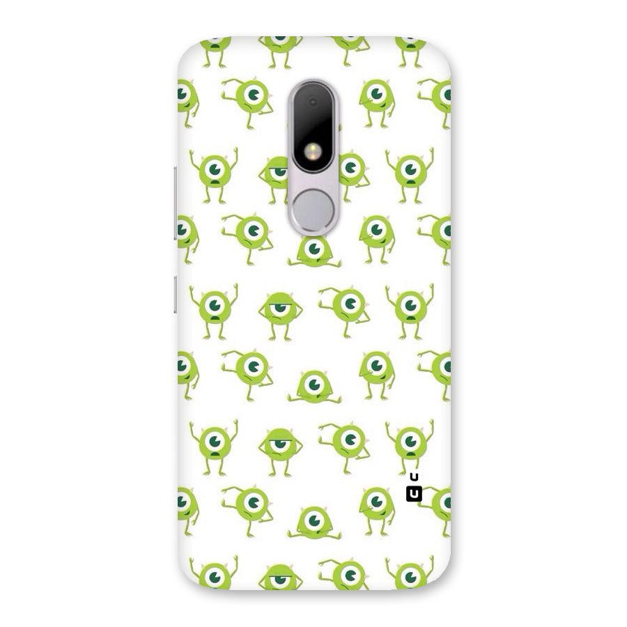 Crazy Green Maniac Back Case for Moto M