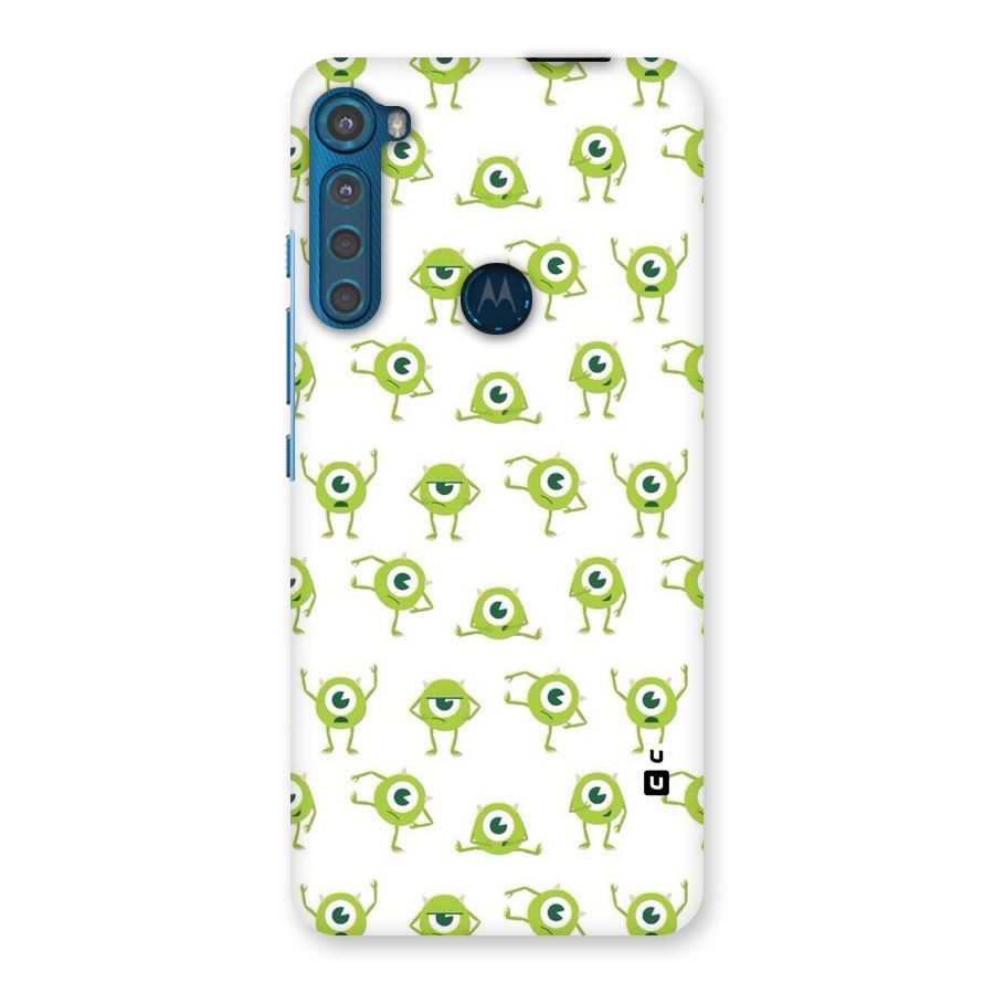 Crazy Green Maniac Back Case for Motorola One Fusion Plus