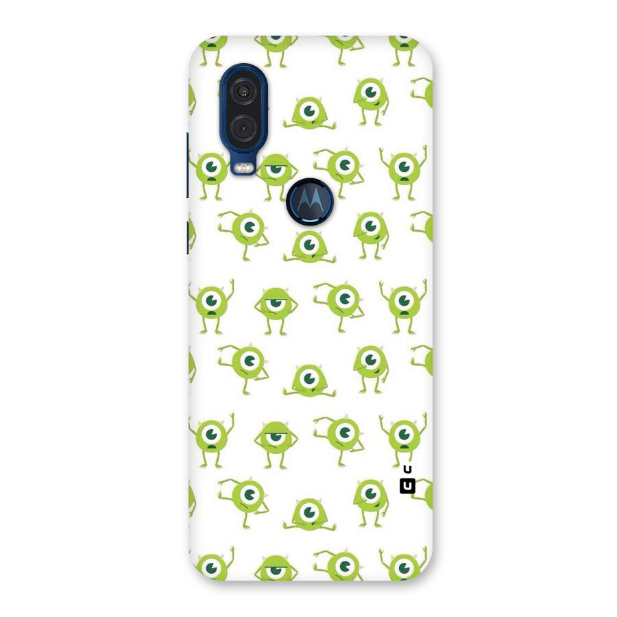 Crazy Green Maniac Back Case for Motorola One Vision