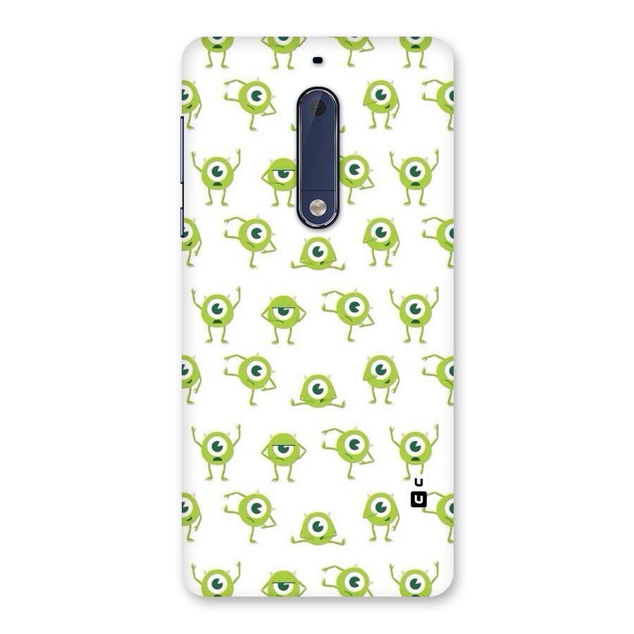 Crazy Green Maniac Back Case for Nokia 5