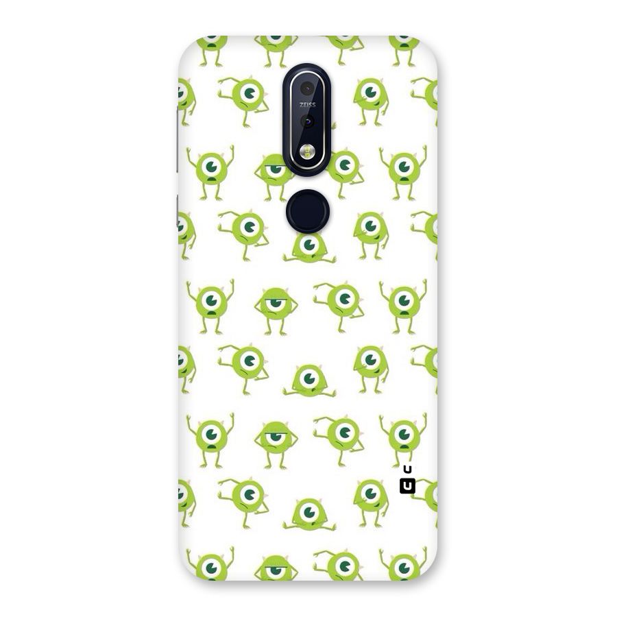 Crazy Green Maniac Back Case for Nokia 7.1