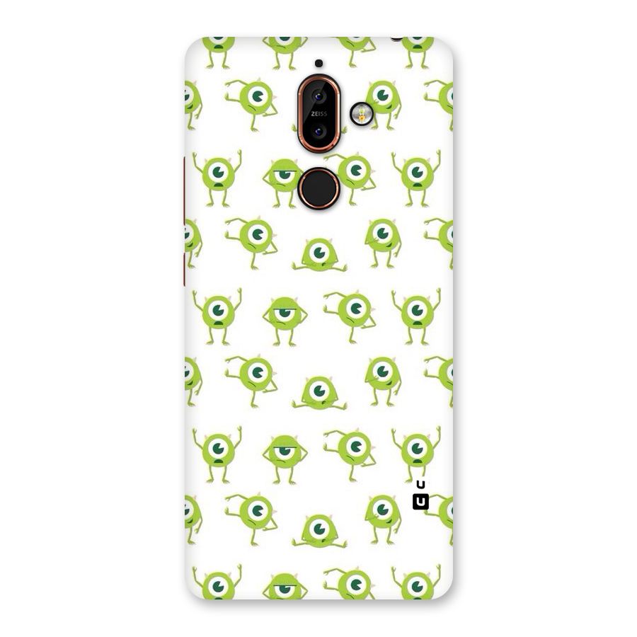 Crazy Green Maniac Back Case for Nokia 7 Plus