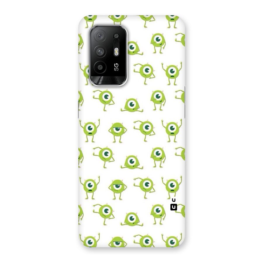 Crazy Green Maniac Back Case for Oppo F19 Pro Plus 5G