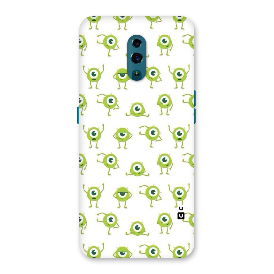 Crazy Green Maniac Back Case for Oppo Reno