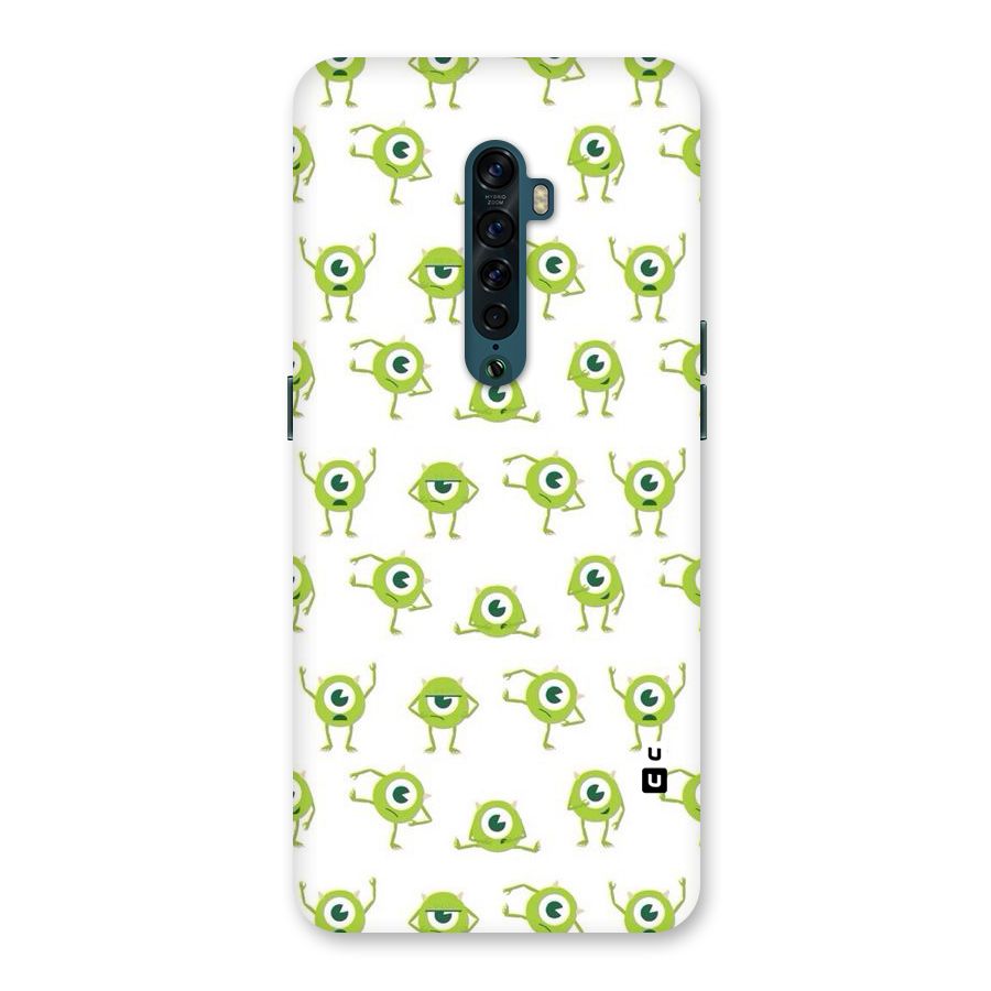 Crazy Green Maniac Back Case for Oppo Reno2