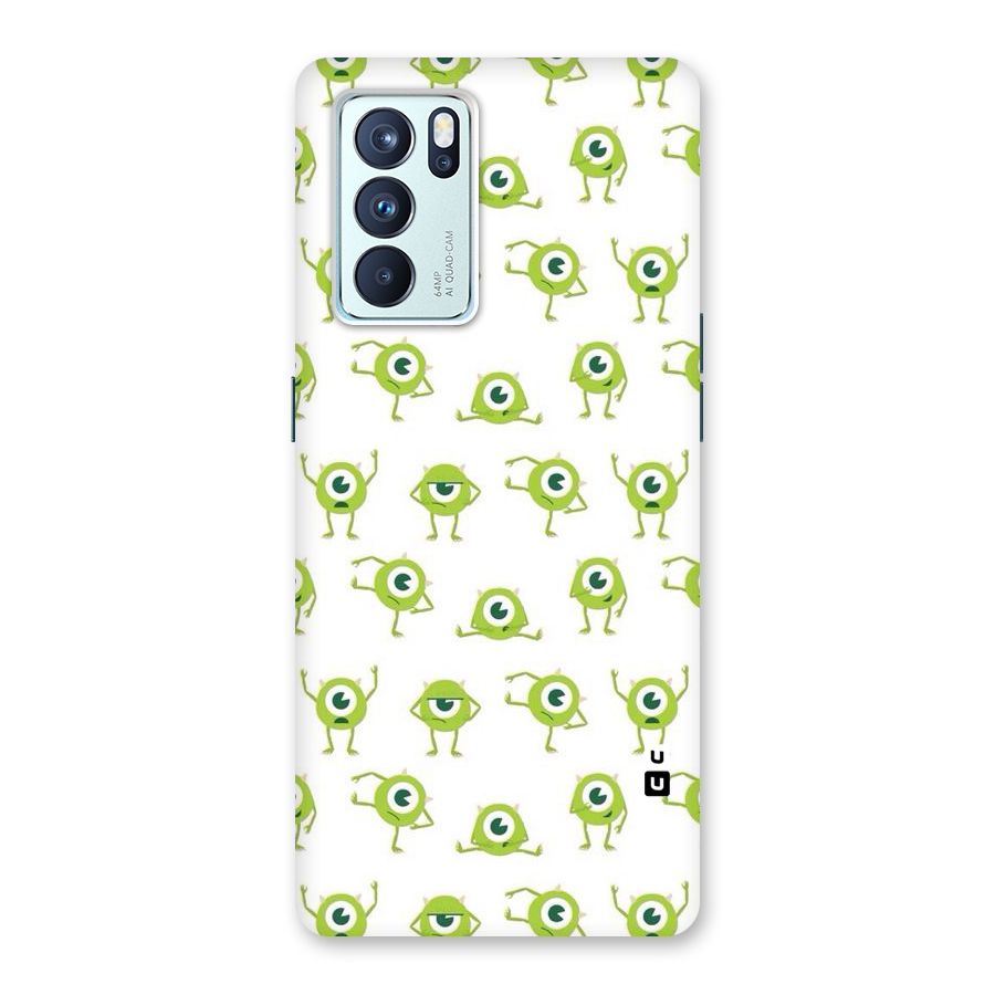 Crazy Green Maniac Back Case for Oppo Reno6 Pro 5G