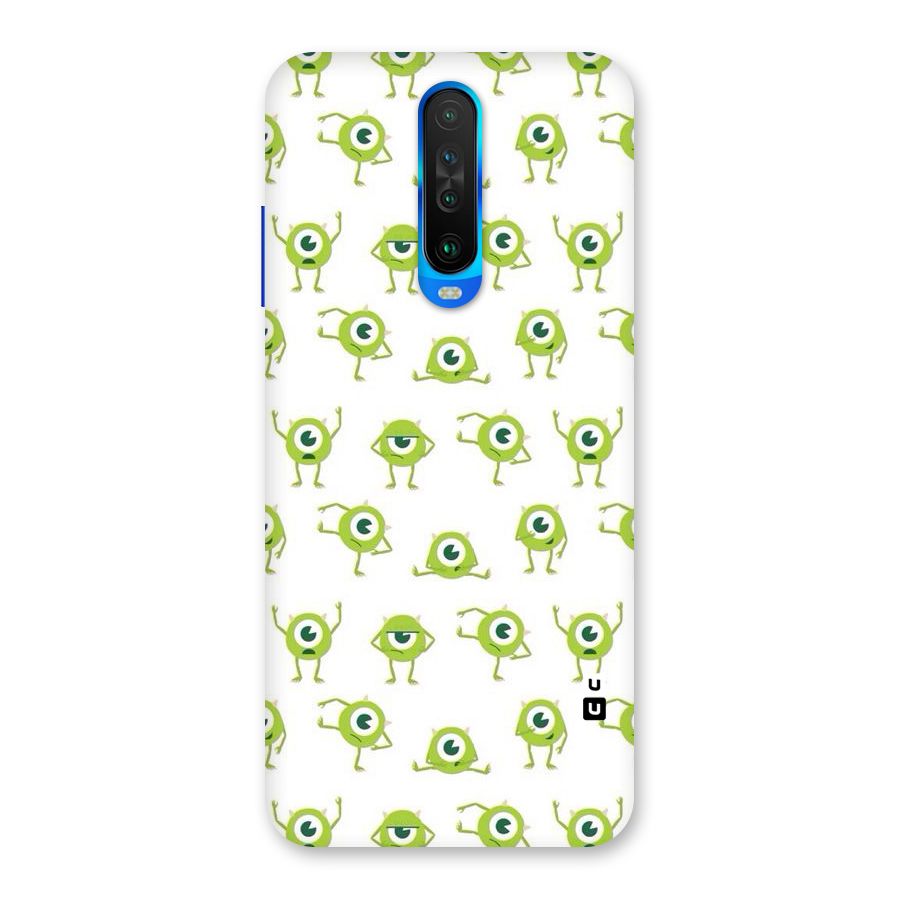 Crazy Green Maniac Back Case for Poco X2