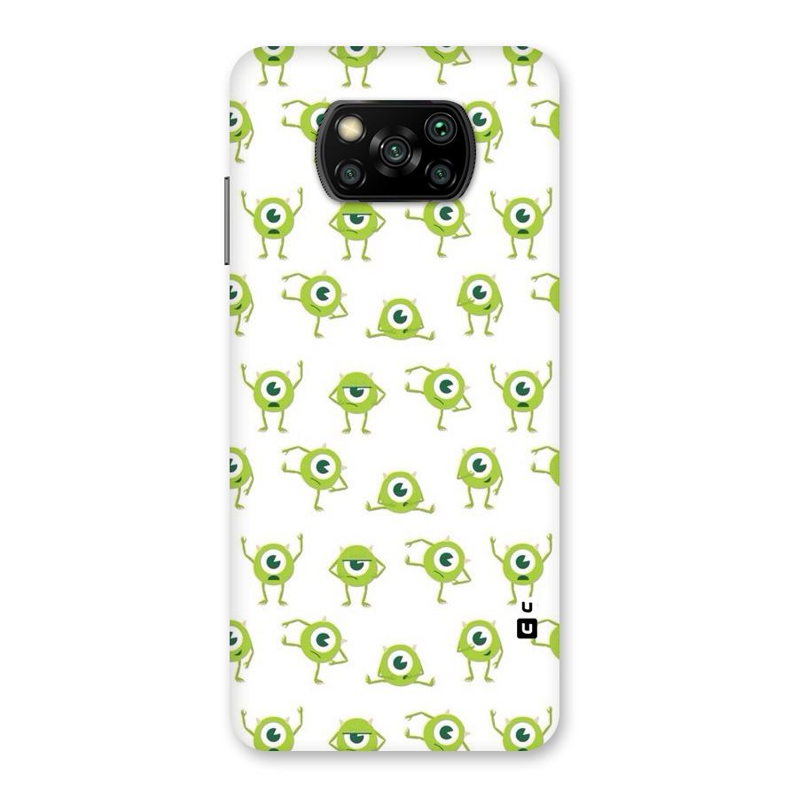 Crazy Green Maniac Back Case for Poco X3