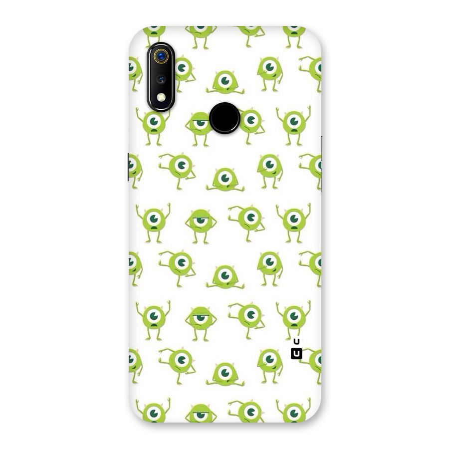 Crazy Green Maniac Back Case for Realme 3