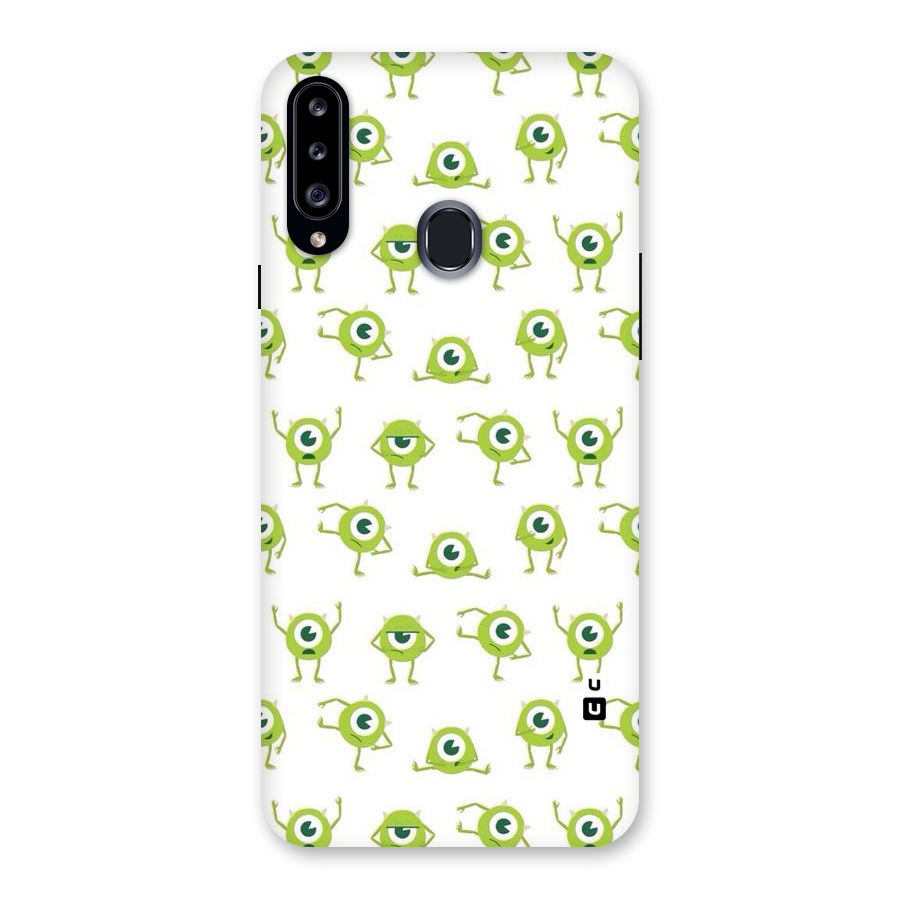 Crazy Green Maniac Back Case for Samsung Galaxy A20s