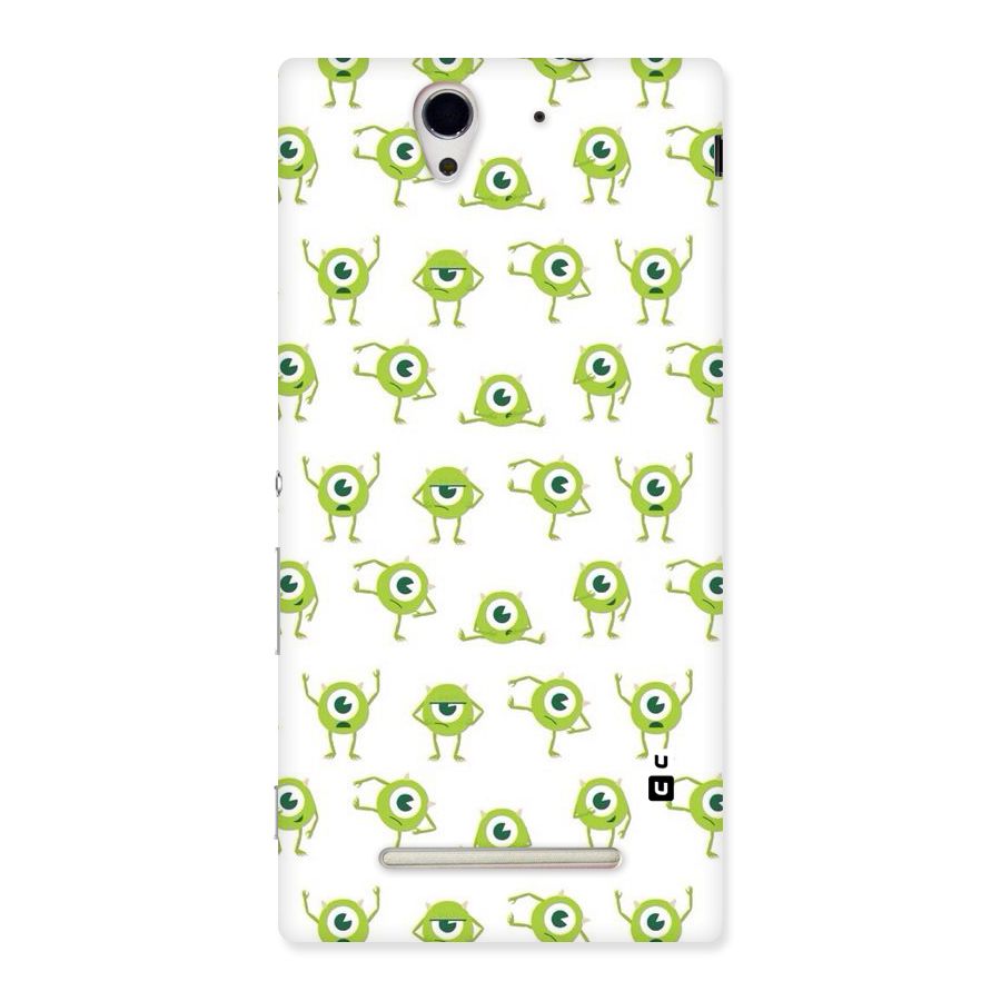 Crazy Green Maniac Back Case for Sony Xperia C3