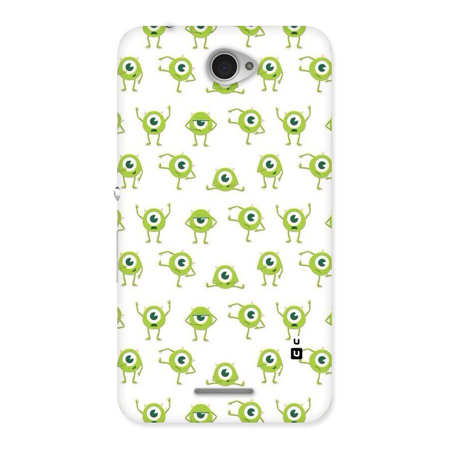 Crazy Green Maniac Back Case for Sony Xperia E4