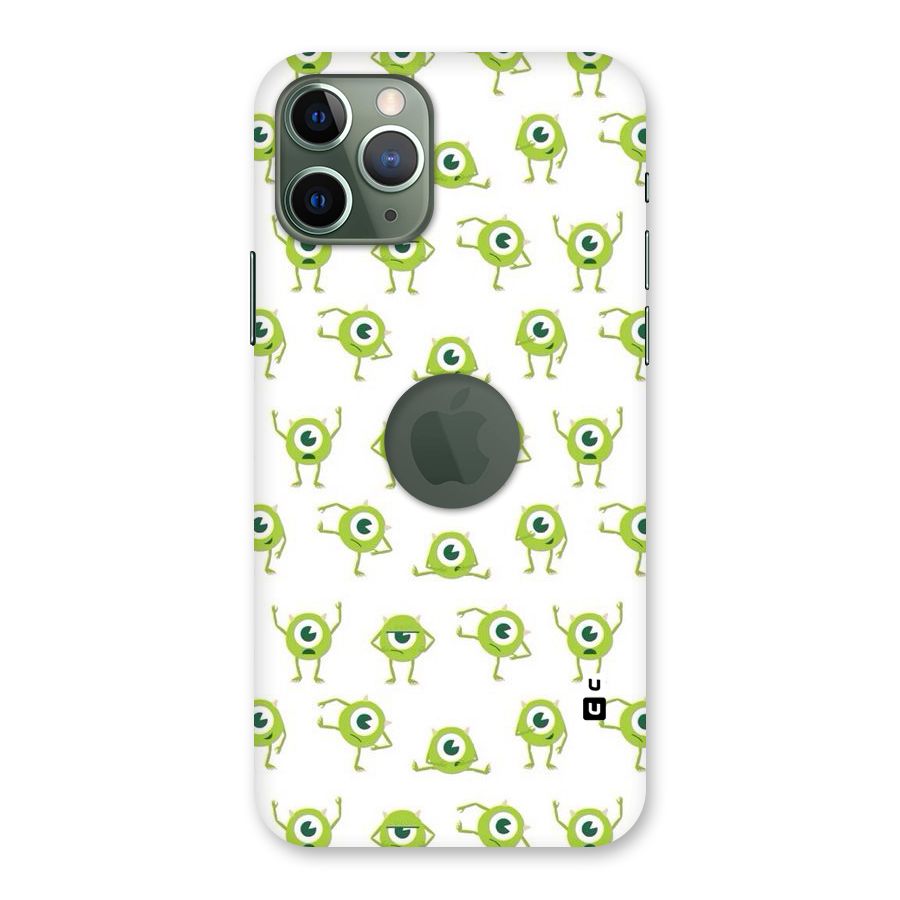 Crazy Green Maniac Back Case for iPhone 11 Pro Logo  Cut