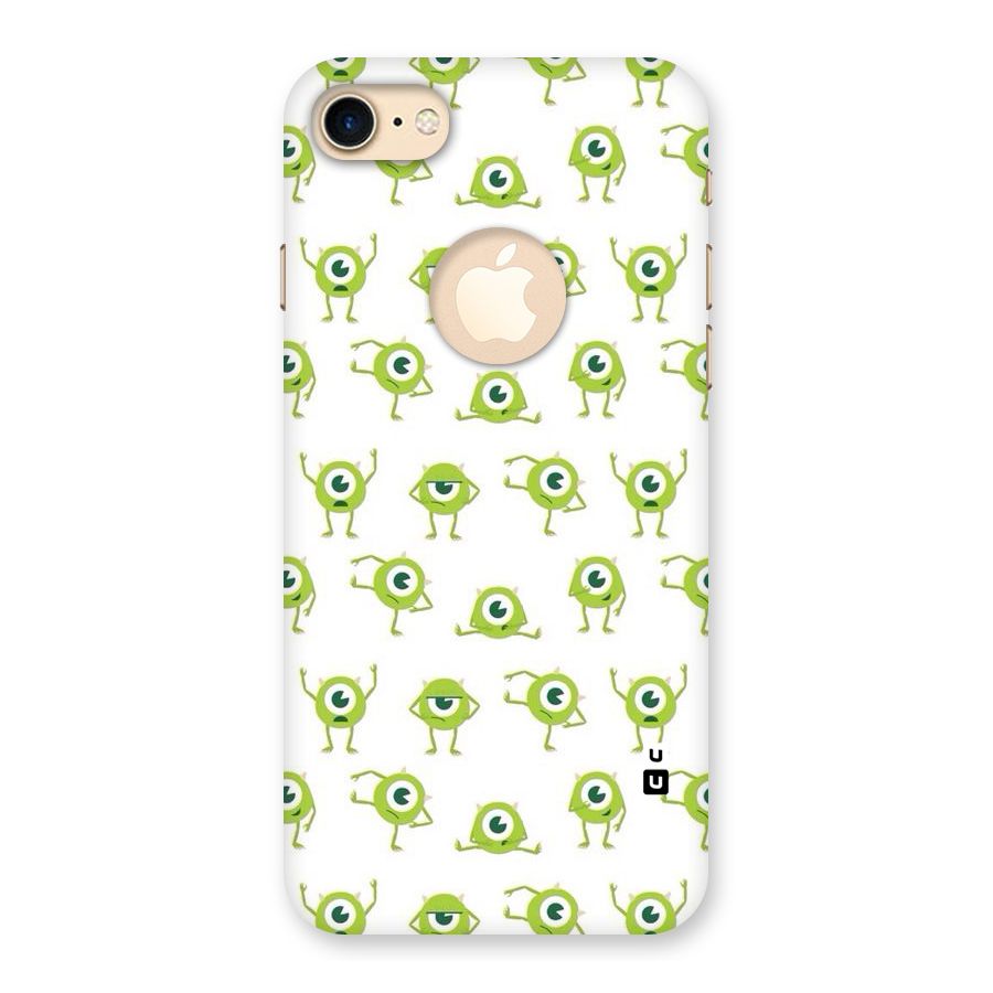 Crazy Green Maniac Back Case for iPhone 7 Logo Cut