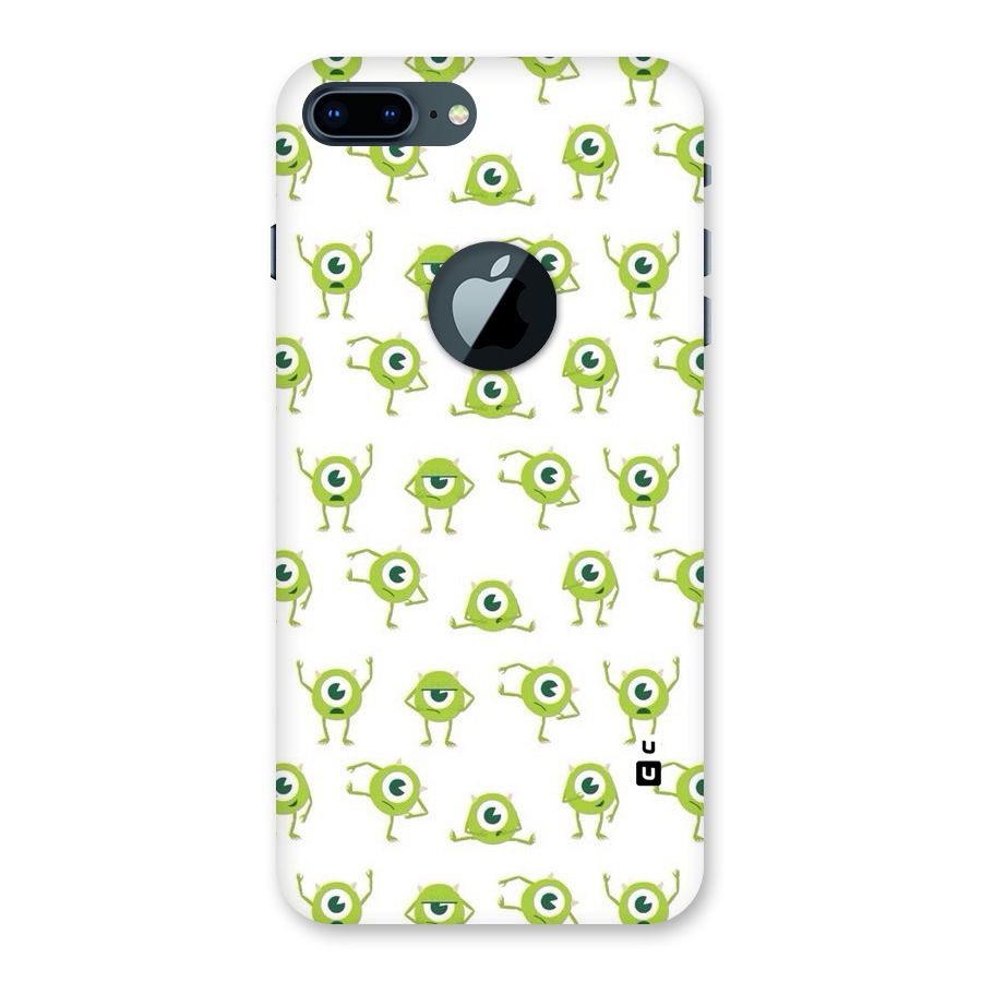 Crazy Green Maniac Back Case for iPhone 7 Plus Logo Cut