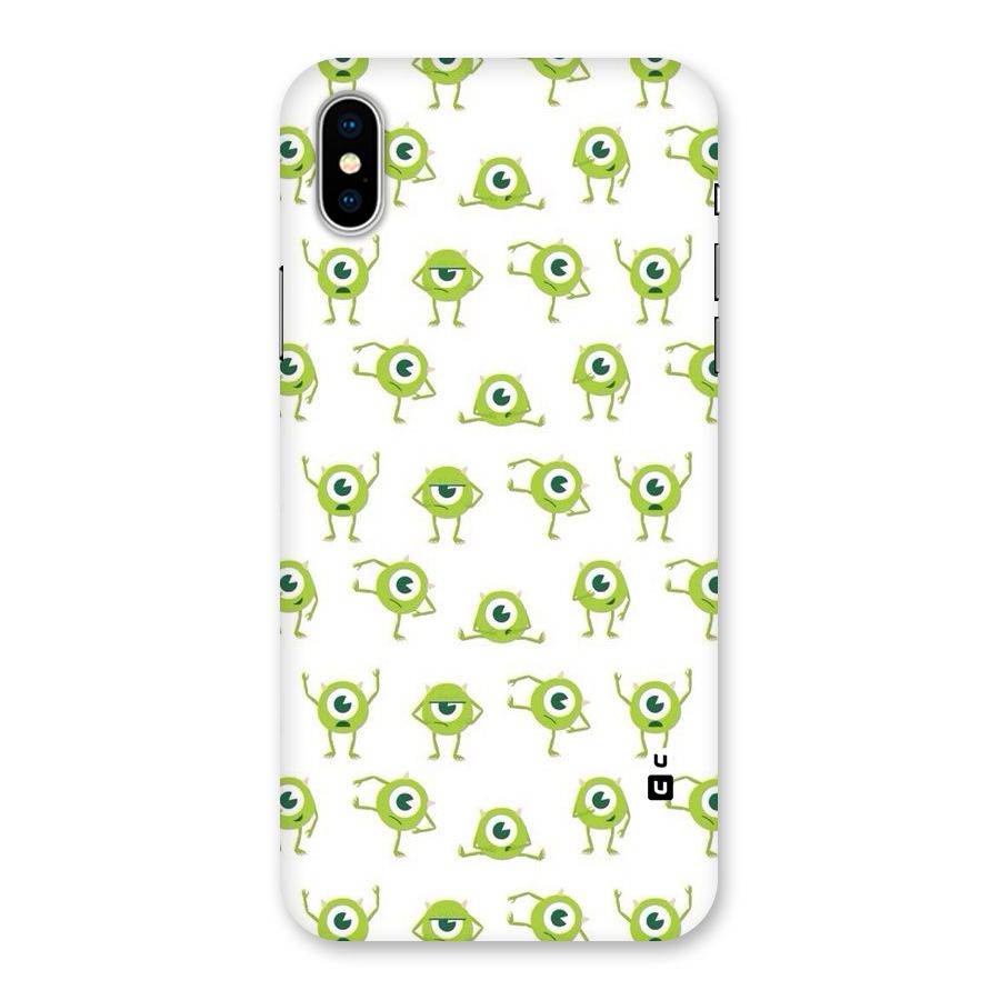 Crazy Green Maniac Back Case for iPhone XS