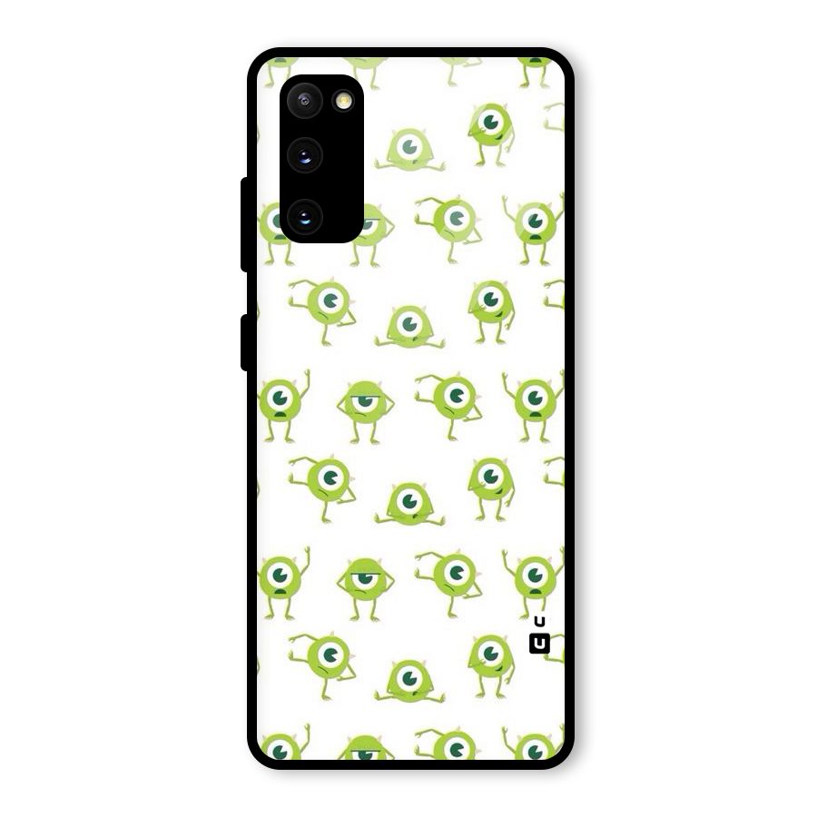 Crazy Green Maniac Glass Back Case for Galaxy S20 FE 5G