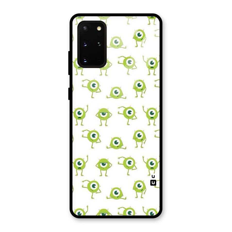 Crazy Green Maniac Glass Back Case for Galaxy S20 Plus