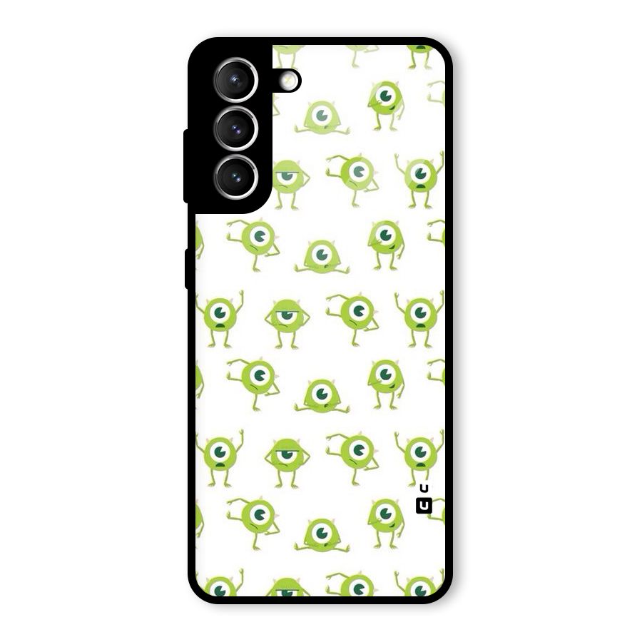 Crazy Green Maniac Glass Back Case for Galaxy S21 5G