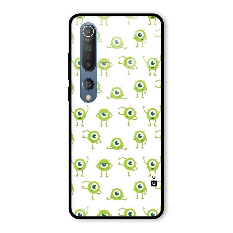 Crazy Green Maniac Glass Back Case for Mi 10
