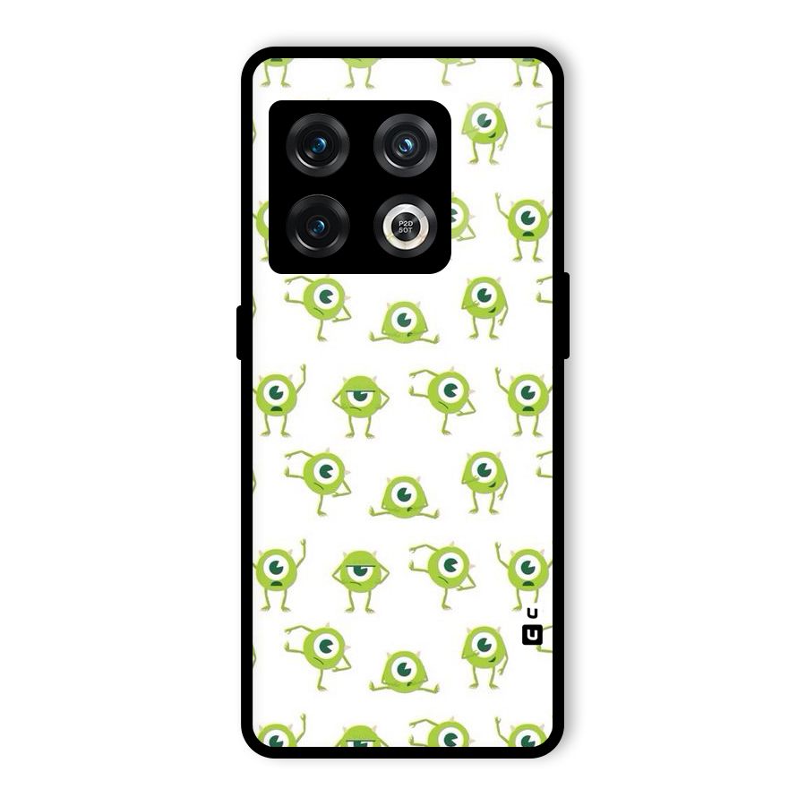 Crazy Green Maniac Glass Back Case for OnePlus 10 Pro 5G